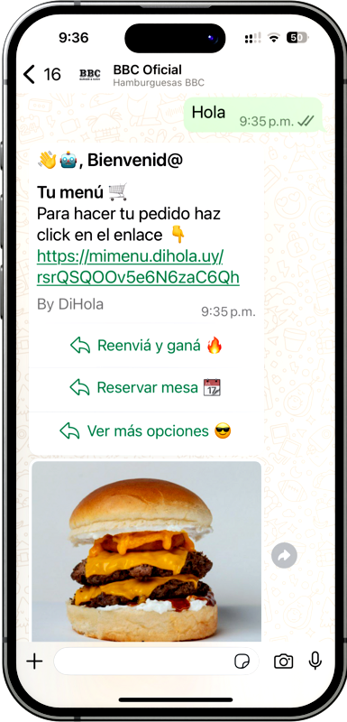 DiHola ChatBot en WhatsApp